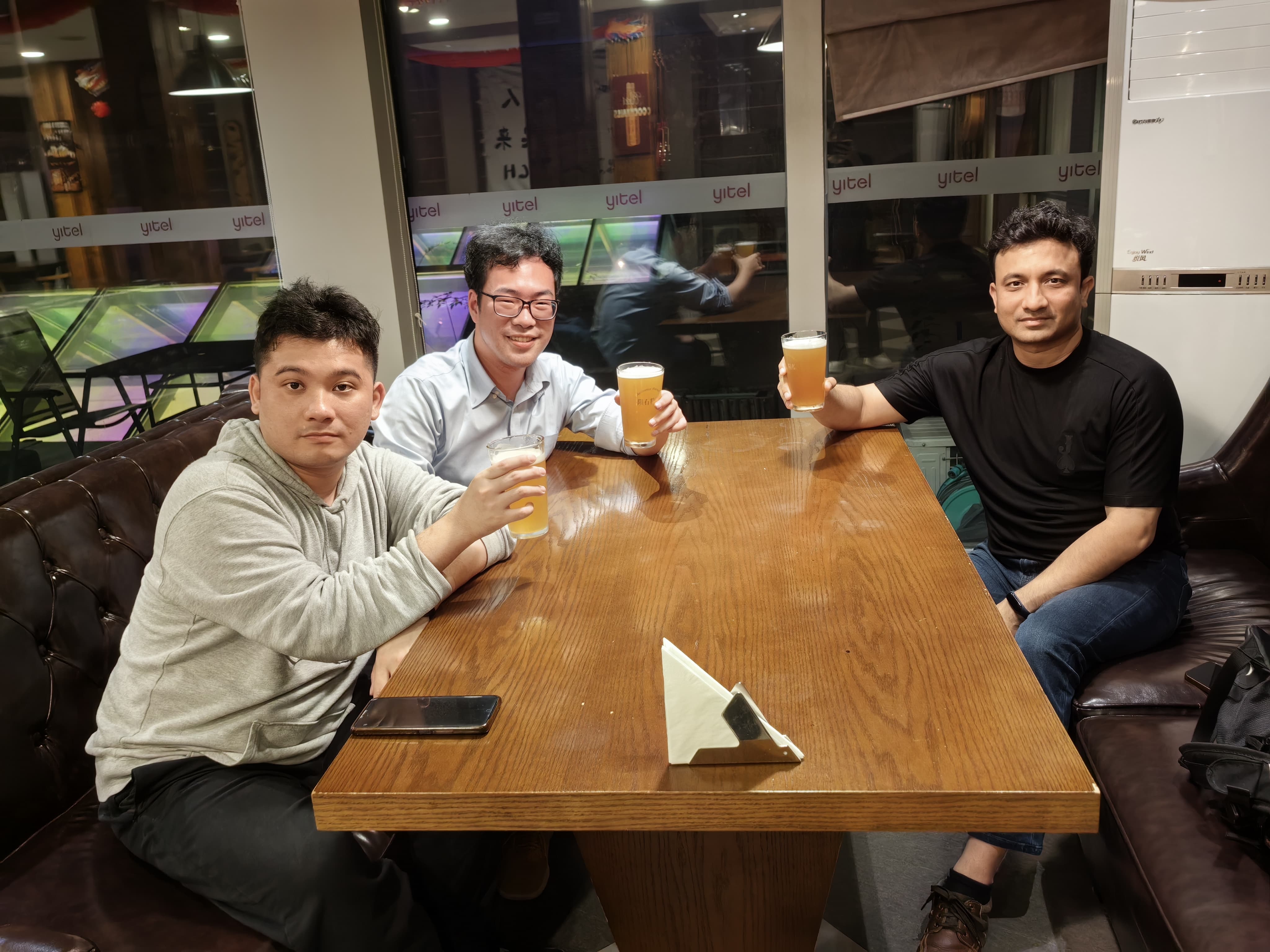 Mengqi, Jack, and Professor Venkat Peddireddy